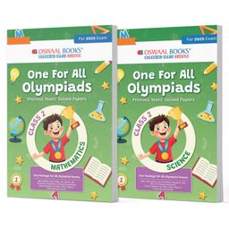 Oswaal One For All Olympiad Previous Years Solved Papers Class 2 (Set of 2 Books) Maths & Science for 2025 Exam-7