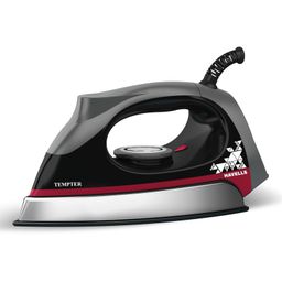 Havells Abs Tempter 1000 Watts Dry Iron Press With Greblon E2 Grade Non-Stick Coated Sole Plate Aerodynamic Design With Shock Proof Front 2 Year Warranty-image-86