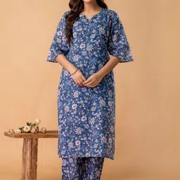 Anouk Women Cotton Straight Kurtas-picture-20