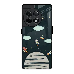 QRIOH Astronaut Dream Printed OnePlus 11R 5G Silicone Back Case-picture-41