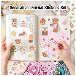 FunBlast DIY 3D Kawaii Stickers Set  16 Sheets (100+ Pcs) Soft Bear image 5