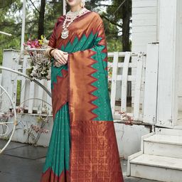 Anouk Rustic Woven Design Kanjeevaram Saree-image-90