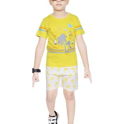 Ayu Elite Fashion Boys Printed Cotton Blend Clothing Set-picture-15