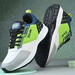 BIRDE Men Colourblocked Lace-Ups Sneakers-image-52