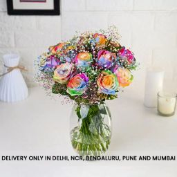 Spotlight On Rainbow Roses-27