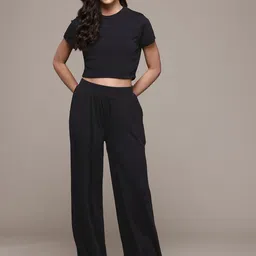 The Roadster Lifestyle Co. Ribbed Casual Co-Ords-image-41