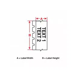 BRADY Continuous Label Roll 4 inch Width Vinyl Red, 3PU39 (Roll of 100 Feet) image 2
