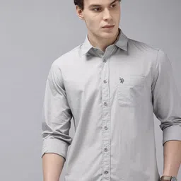 U.S. Polo Assn. Denim Co. Pure Cotton Casual Shirt-picture-48