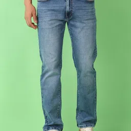 V-Mart Men Straight Fit Low Distress Light Fade Stretchable Jeans-picture-56