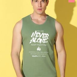 WOOSTRO Pack Of 2 Printed Ultra-Soft Gym Vests VWS26(ALONE LGTGREEN)(ENJOY PEACH)-image-61