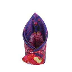 Alvaro Castagnino Purple & Pink Printed Pocket Square-picture-51