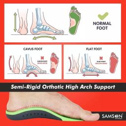 Samson 3/4 Orthotic Insole with Arch Support Large, FC-4018 image 3