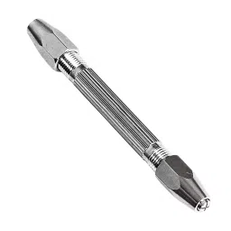 A.D INTERNATIONAL Double Sided Pin Vice with Reversible Collets On Each End with 0.1 mm to 3 mm Collet 1, 0.5 mm to 2 mm Collet 2 Size Range, N6-77G8-5JVB-29