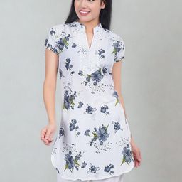 Mytrendzs Women Grey Kurtis-image-92