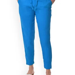 Fly Birds Women Cigarette Mid-Rise Trousers-picture-40