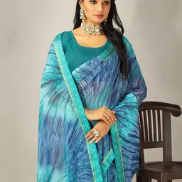 KANOODA Printed Pure Georgette Saree-picture-41