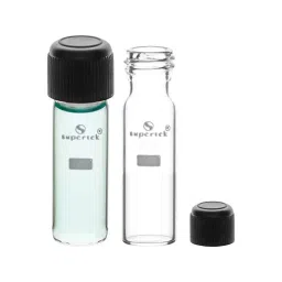 Supertek 30 ml Flat Bottom Clear Culture Tube With PP Screw Cap and PTFE Liner, 17.122.2595 (Pack of 100)-5
