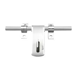 Legal L-453 1PCS -16MMX3 ALDROP 2 LINE SS Matte & Glossy Finish 16x43 mm Latching Draw Hasp-91