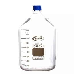 Glassco GC-274.202.08 Chemical Bottle with Reagent Narrow Clear Mouth 10000 ml-10
