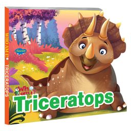 Who Am I Triceratops Board Book - English-10
