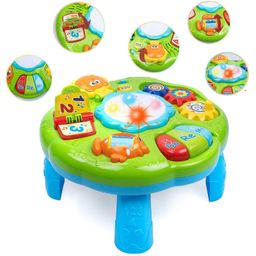 YAMAMA Musical 2 In 1 Learning Table Toy Educational Musical Toy With Musical Activities Light And Sound For Kids And Babies (Color & Design May Vary)-16