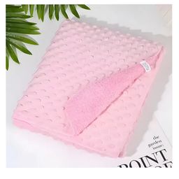 VOIDROP Pink Dotted Bean BlanketLuxuriously Soft and Cozy Baby Blanket | Premium Plush Comfort for Newborns, Infants, and Toddlers | Lightweight, Breathable, and Perfect for All Seasons-image-47
