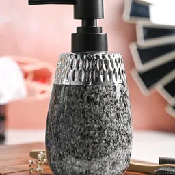 Voncasa Marble Style Soap Dispenser - 320 ml-picture-0