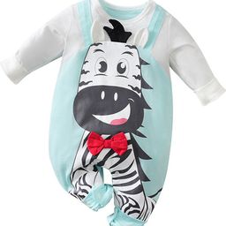 StyleCast x Revolte Infant Boys Printed Cotton Romper-11