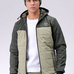 The Indian Garage Co Men Padded Jacket with Patchwork-picture-18