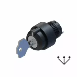 RS PRO 3 Position Key Switch Head Maintained 22.5 mm Cutout, 2383948-image-55