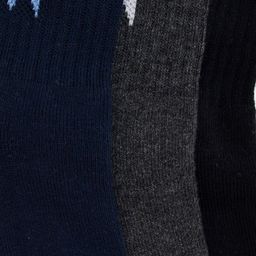 MARC Men Pack of 3 Solid Calf-Length Socks image 3