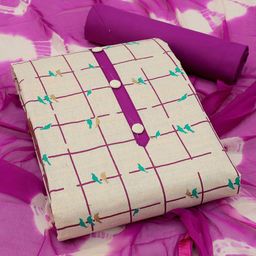 LeeliPeeri Designer Printed Unstitched Dress Material-image-43