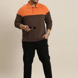 Sztori Men Plus Size Colourblocked Sweatshirt-picture-12