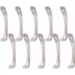 Atom Zinc Silver Glossy Finish Cabinet/Drawer Handle, CH-ZN-550-CPSS-06-110 (Pack of 10)-16