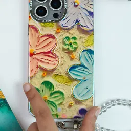PEEPERLY Floral Printed iPhone 14 Pro Back Case Mobile Accessories-image-80