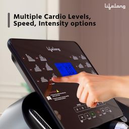 Lifelong Treadmill for Home Use - 4.5 HP Peak Motorized Foldable Treadmill, 3 Level Manual Incline with Max Running Speed 14 km/ image 3
