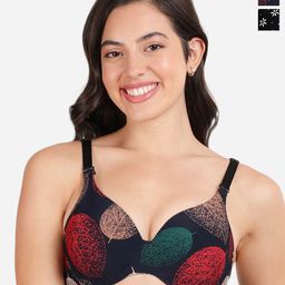shyaway Pack Of 2 Printed Medium Coverage Lightly Padded T-shirt Bras With All Day Comfort-picture-53