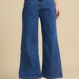 Rea-Lize Women Wide Leg High-Rise Light Fade Jeans-image-94