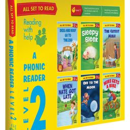 All Set to Read A Phonic Reader Level 2 Pack of 6 Books - English-8