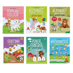 Maple Press Brain Booster Activity Book Pack of 6 - English-23