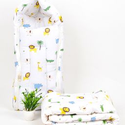 Moms Home Organic Cotton Quilt With Sleeping Bag Lion Print Pack of 2 - Multicolor-13