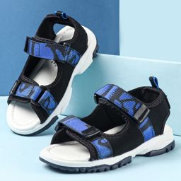 Cute Walk by Babyhug Velcro Closure Sandals - Blue-picture-23