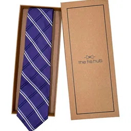 The Tie Hub Men Checked Broad Tie-picture-40