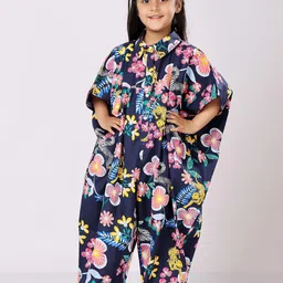 Piccolo Piglet Girls Printed Basic Jumpsuit-image-42