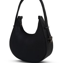 LEKHX Half Moon PU Structured Handheld Bag-14