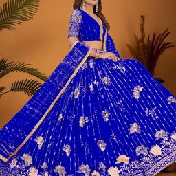 F Plus Fashion Multi Net Lehenga Choli image 3