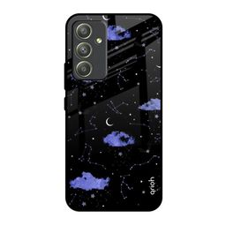 QRIOH Graphic Printed Sleek & Lightweight Silicone Samsung Galaxy A54 5G Glass Back Case-image-55