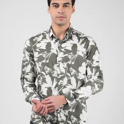 Numero Uno Relaxed Fit Abstract Printed Spread Collar Casual Shirt-image-84