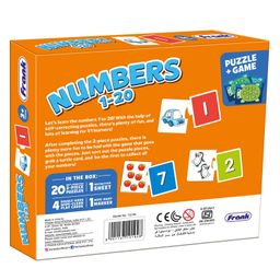 Frank Early Learner Numbers 1 To 20 Puzzle Game - Multicolour image 5