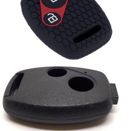 ABUNDANCE 2 Button Key Shell Combo Compatible for Honda i vtech Amaze brio Civic mobilio CRV wrv etc (No Need of Key Cutting) image 2